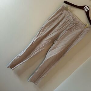 Ellen Tracy 55% linen pants khaki women’s sz M